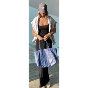 SKIMS Ribbed Long Slipdress in Onyx Black Size Medium